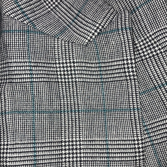 MEDIUM Madewell Dorset Blazer in Black Glen Plaid EUC Oversized Black women’s - Picture 2 of 3